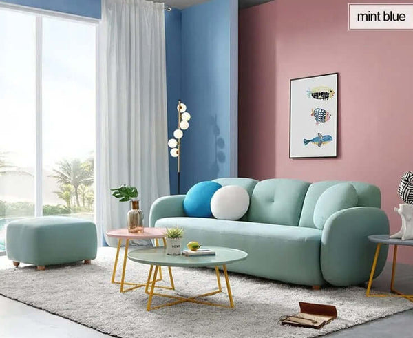 Macarons Designer Sofa Set: Elegant Furniture-Sofa Set