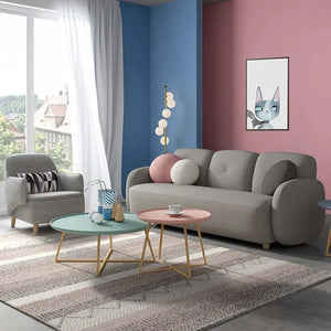 Macarons Designer Sofa Set: Elegant Furniture-Sofa Set