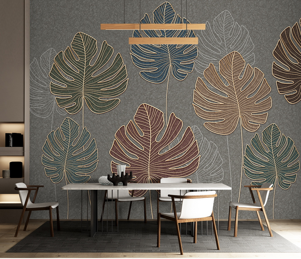 Maple Leafs Wallpaper Murals-Flower & Leaf Wallpaper