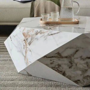 Marble Diamond Designer Coffee Table-Coffee Table