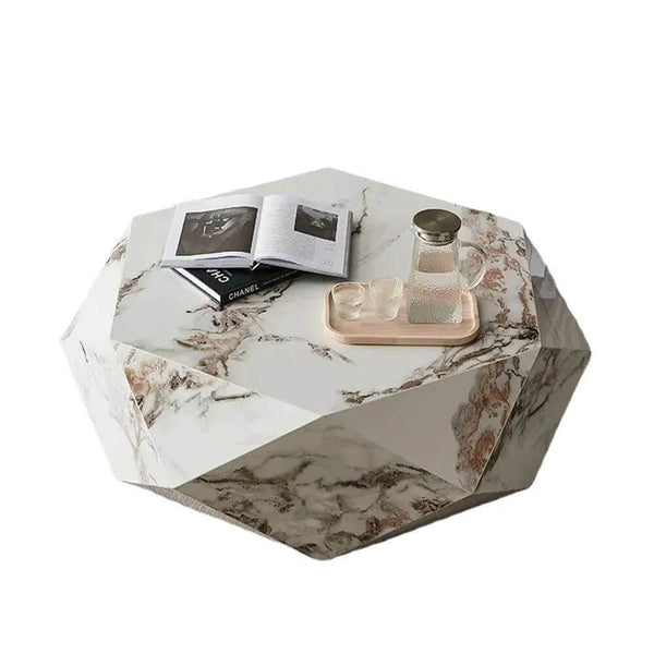 Marble Diamond Designer Coffee Table-Coffee Table