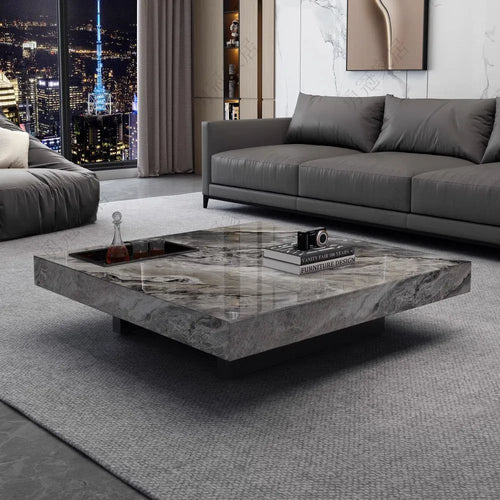Marble Gloss Coffee Table-Coffee Table