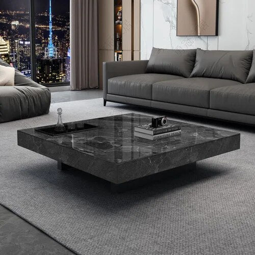 Marble Gloss Coffee Table-Coffee Table