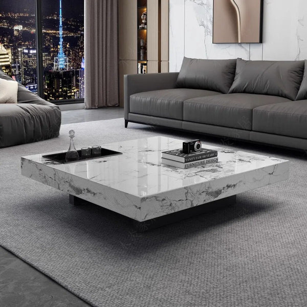Marble Gloss Coffee Table-Coffee Table
