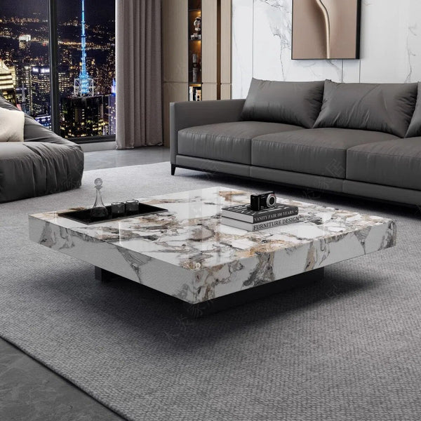 Marble Gloss Coffee Table-Coffee Table