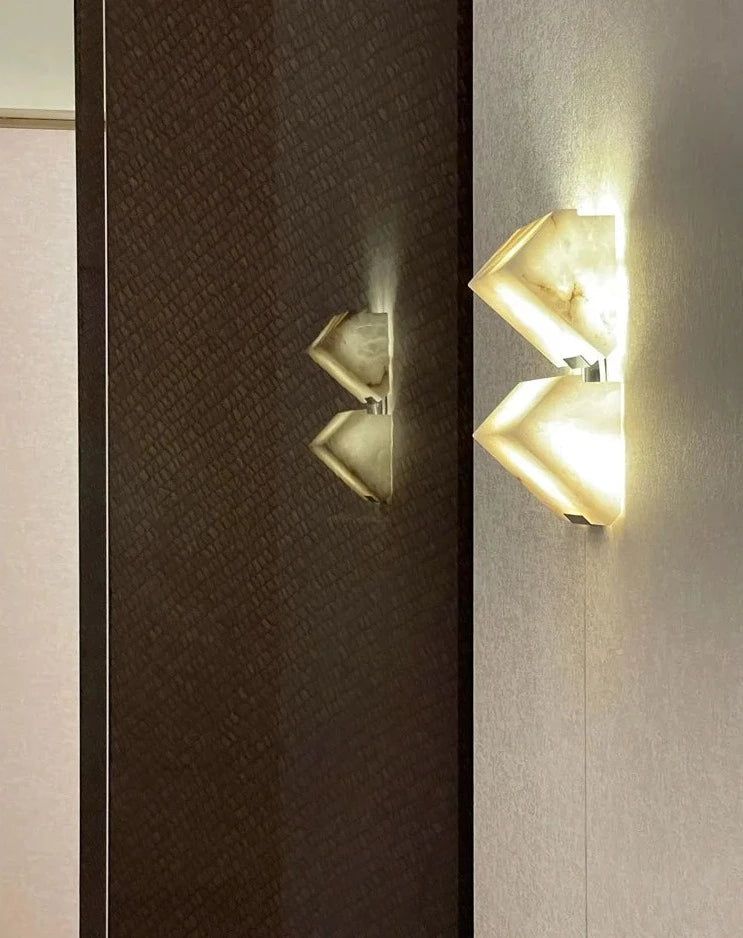 Marble Natural Stone LED Wall Light-Wall Lights