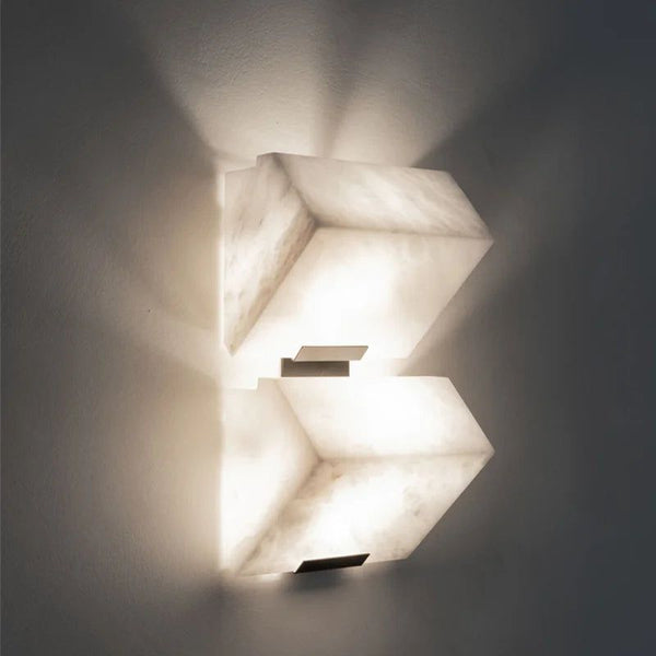 Marble Natural Stone LED Wall Light-Wall Lights