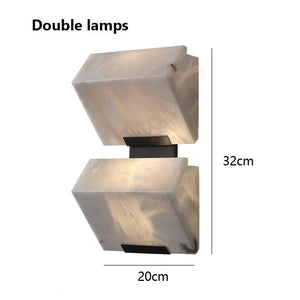 Marble Natural Stone LED Wall Light-Wall Lights