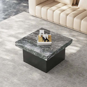 Marble square luxury stone coffee table-Coffee Tables
