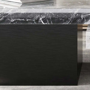 Marble square luxury stone coffee table-Coffee Tables