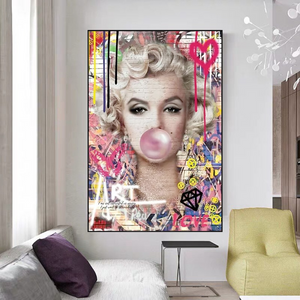Marilyn Monroe Bubble - Explore the Iconic Style|-Wall Posters