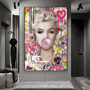 Marilyn Monroe Bubble - Explore the Iconic Style|-Wall Posters