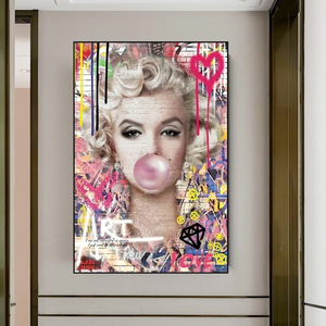 Marilyn Monroe Bubble - Explore the Iconic Style|-Wall Posters