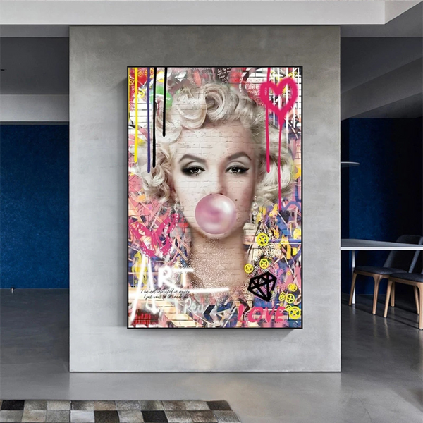 Marilyn Monroe Bubble - Explore the Iconic Style|-Wall Posters