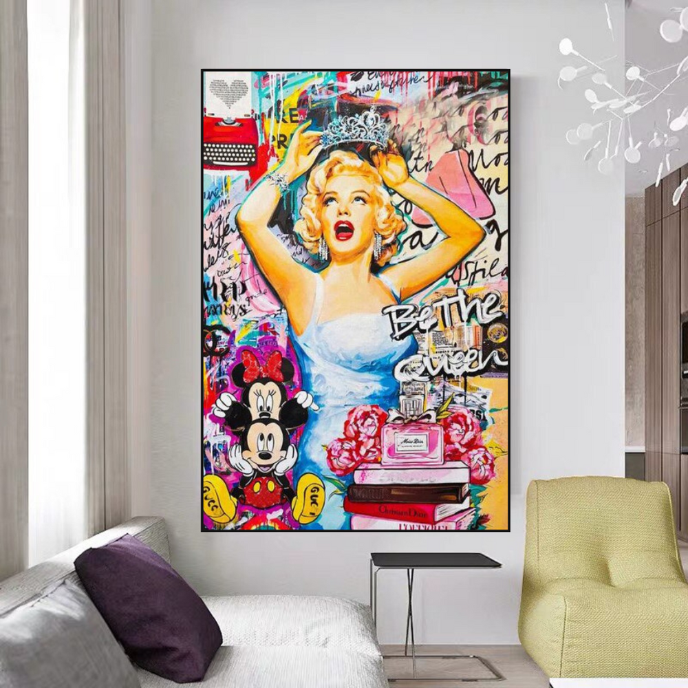 Marilyn Monroe Graffiti: Art Inspired by the Icon-Wall Posters