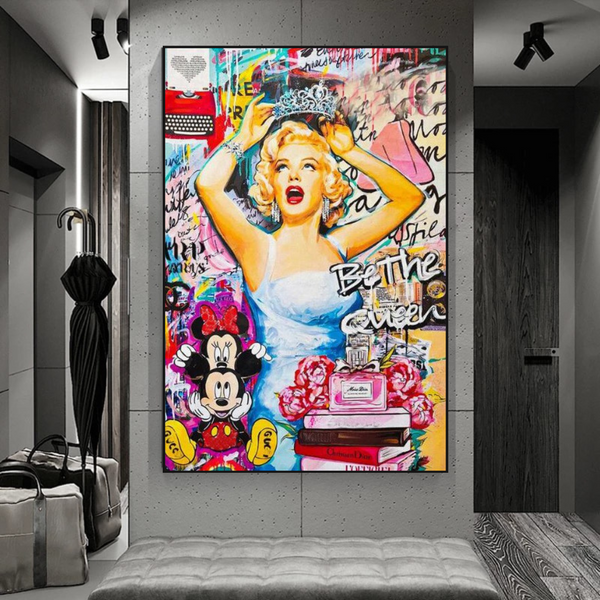 Marilyn Monroe Graffiti: Art Inspired by the Icon-Wall Posters