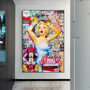 Marilyn Monroe Graffiti: Art Inspired by the Icon-Wall Posters