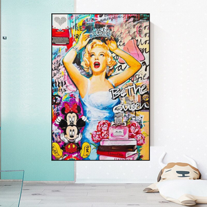 Marilyn Monroe Graffiti: Art Inspired by the Icon-Wall Posters