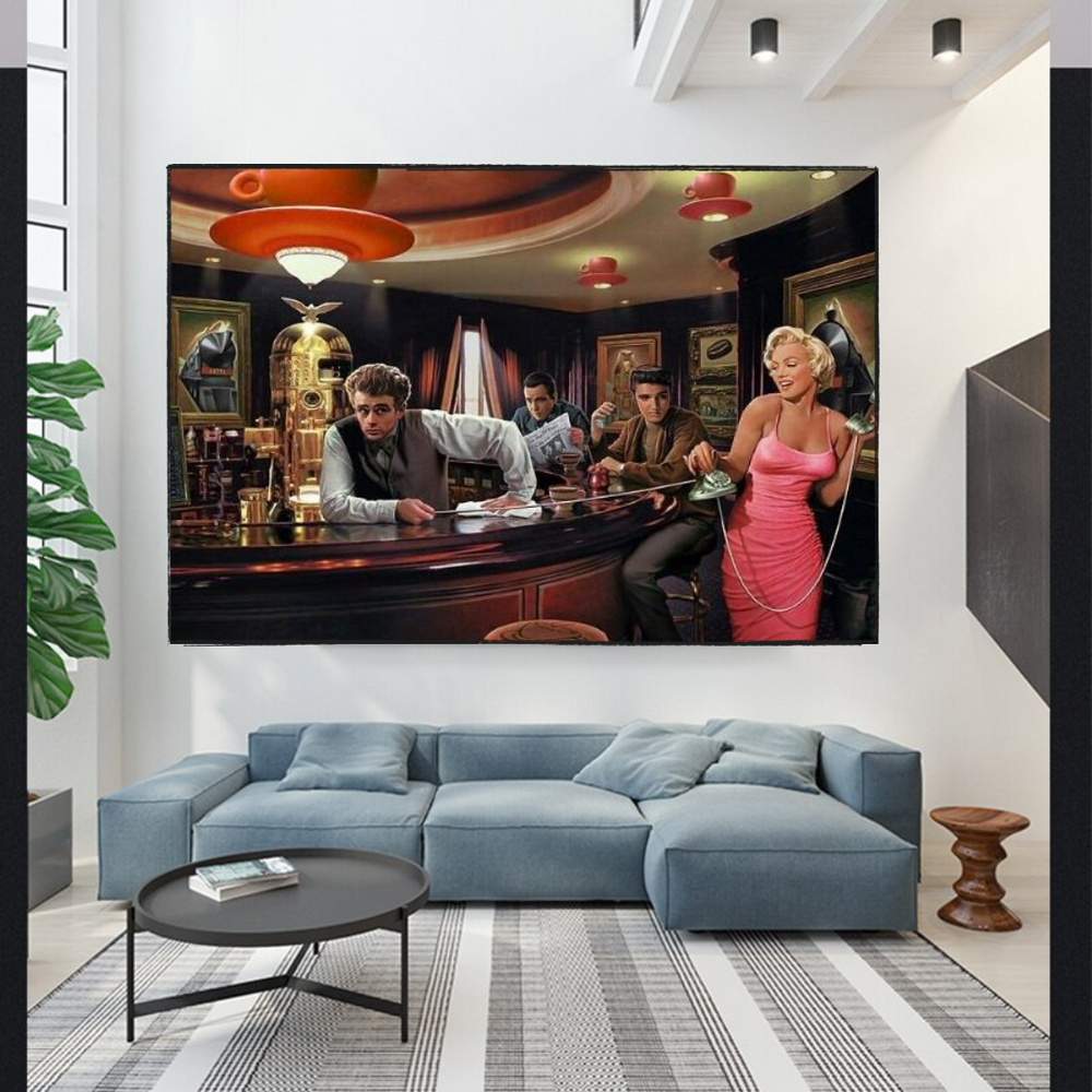 Marilyn Monroe Poster: Classic Iconography Wall Art-Wall Posters