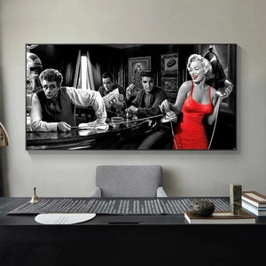 Marilyn Monroe Poster – Exquisite Artistic Tribute-Wall Posters