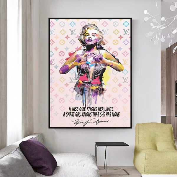Marilyn Monroe Wise Girl Poster - Stylish Art for Your Walls-Wall Posters