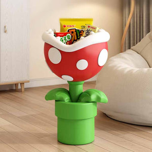 Mario Flower Statue: Unique Ornament for Mario Fans-Statue & Ornaments