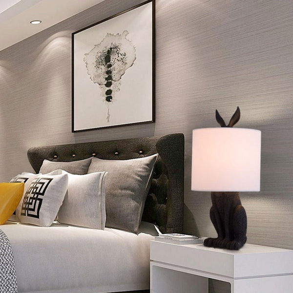 Masked Rabbit Resin Table Lamp - Illuminate Your Space-Table Lamp