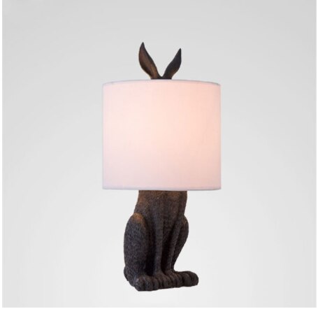 Masked Rabbit Resin Table Lamp - Illuminate Your Space-Table Lamp