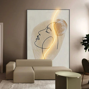 Matisse Abstract Art LED Wall Mounted Light-LED Wall Art