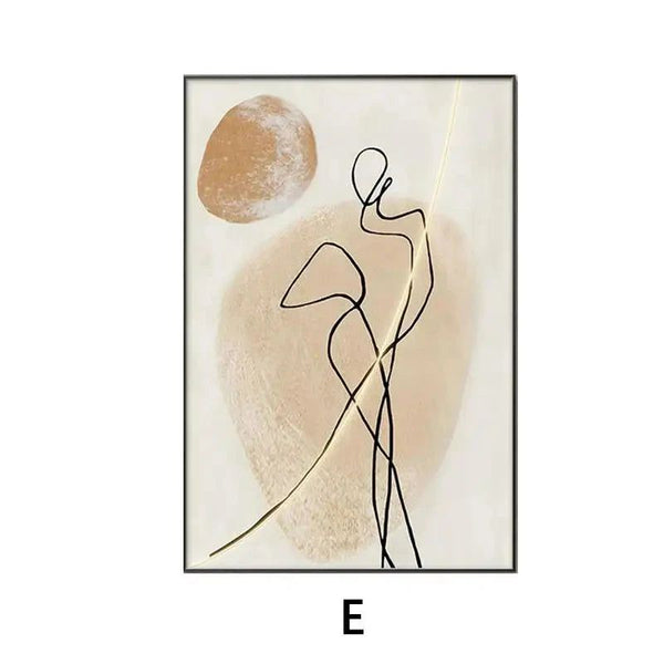 Matisse Abstract Art LED Wall Mounted Light-LED Wall Art