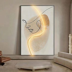 Matisse Abstract Art LED Wall Mounted Light-LED Wall Art