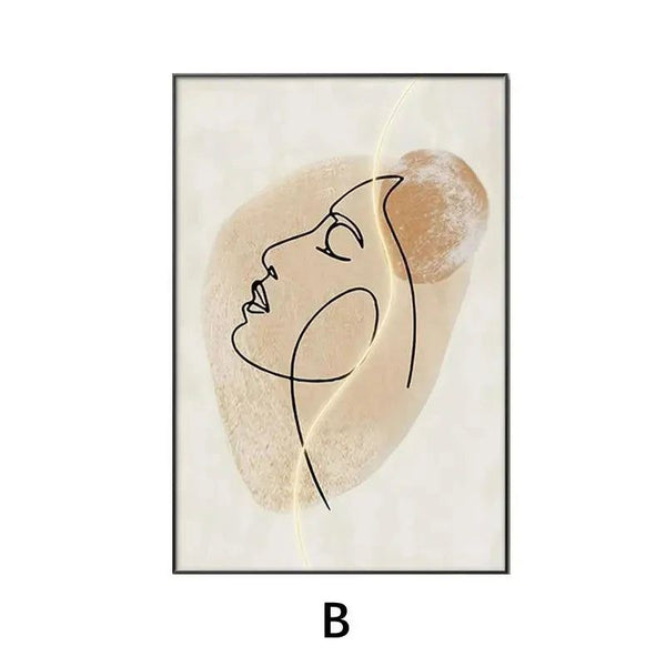 Matisse Abstract Art LED Wall Mounted Light-LED Wall Art