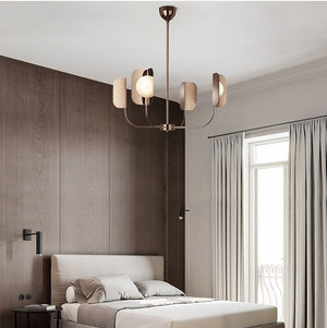 Metal Leaves Globe Chandelier - Stunning Lighting Fixture-Ceiling Chandelier