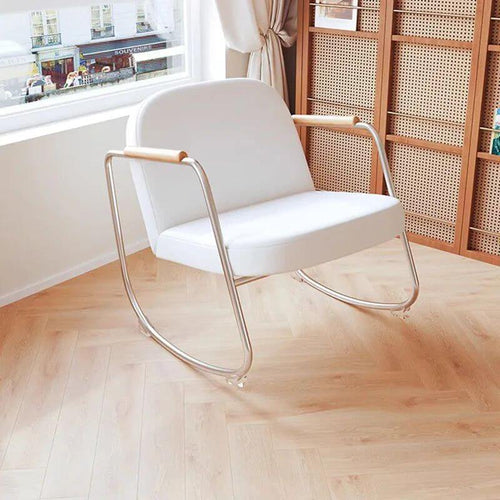 Metal Minimalist Rocking Lounge Chair - Modern Style-Recliners