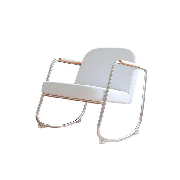 Metal Minimalist Rocking Lounge Chair - Modern Style-Recliners