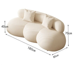 Meubles Curved Bubble Puff Sofa Set - Perfect Addition-Sofa Set