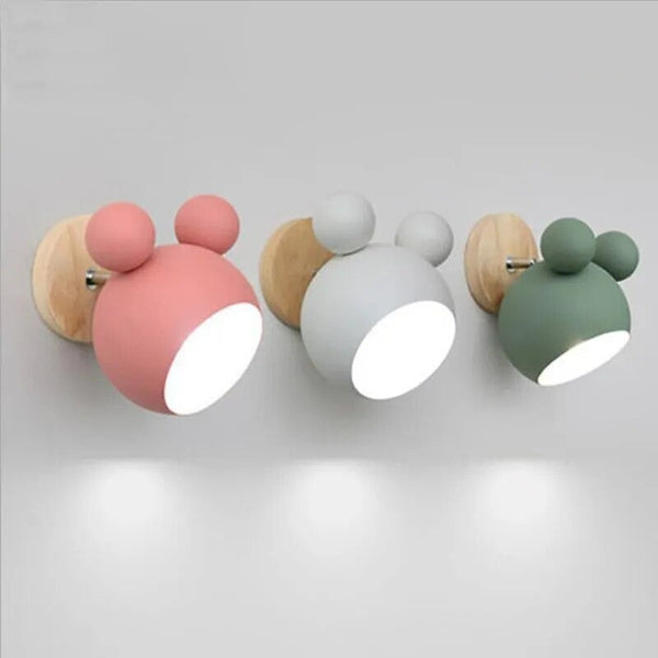 Mickey Wall Light for Kids Room: Brighten up their space-Kids Room Nursery Lighting