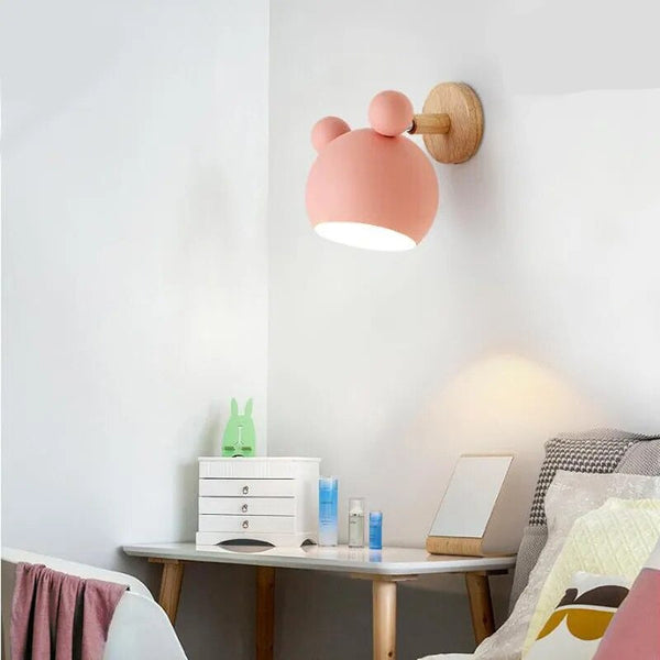 Mickey Wall Light for Kids Room: Brighten up their space-Kids Room Nursery Lighting