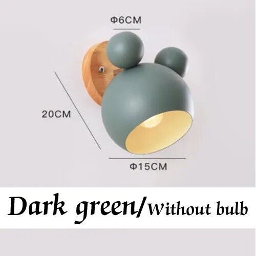 Mickey Wall Light for Kids Room: Brighten up their space-Kids Room Nursery Lighting