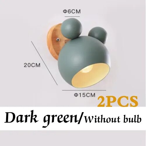 Mickey Wall Light for Kids Room: Brighten up their space-Kids Room Nursery Lighting