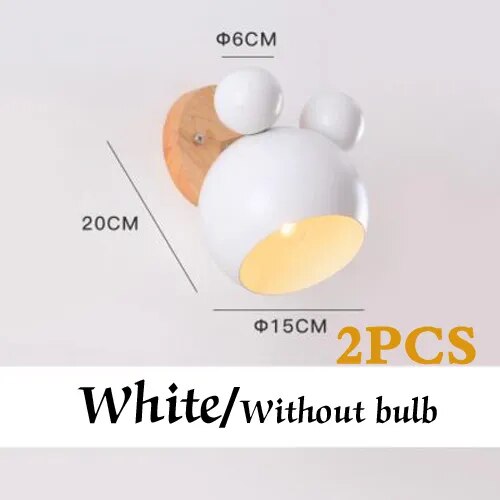 Mickey Wall Light for Kids Room: Brighten up their space-Kids Room Nursery Lighting