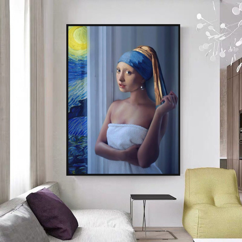Milkmaid Canvas Wall Art: Exquisite and Unique Masterpiece-Wall Posters