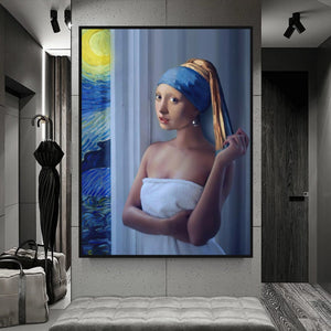 Milkmaid Canvas Wall Art: Exquisite and Unique Masterpiece-Wall Posters