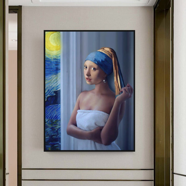 Milkmaid Canvas Wall Art: Exquisite and Unique Masterpiece-Wall Posters