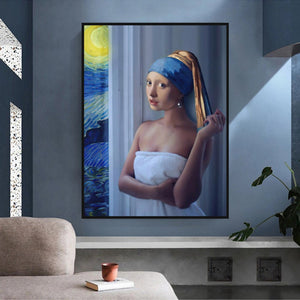 Milkmaid Canvas Wall Art: Exquisite and Unique Masterpiece-Wall Posters