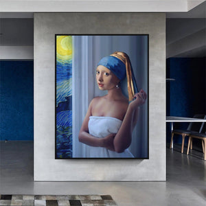 Milkmaid Canvas Wall Art: Exquisite and Unique Masterpiece-Wall Posters
