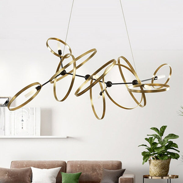 Minimalism Rings Chandelier – Exquisite Design & Style-Ceiling Chandelier