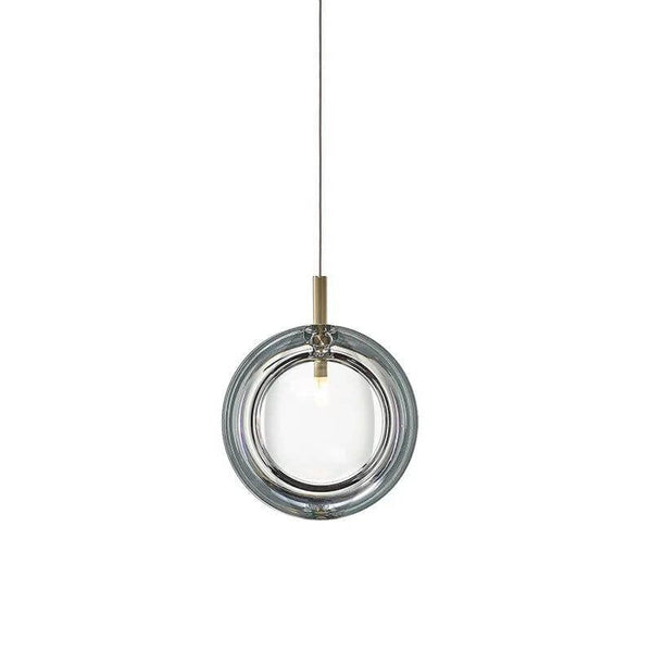 Minimalist Glass Stone Pendant Staircase Chandelier Lighting-Staircase Chandelier