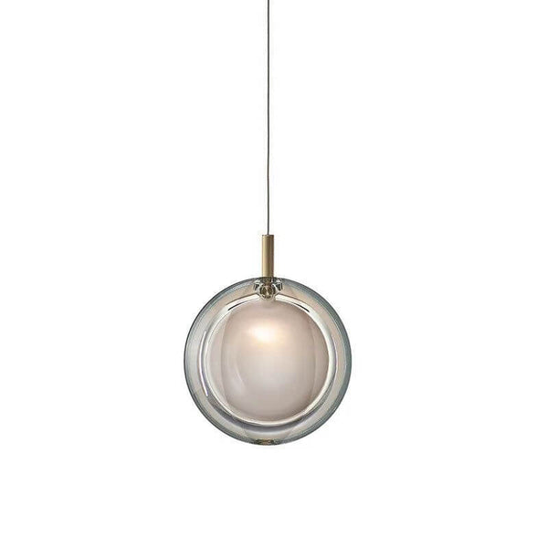 Minimalist Glass Stone Pendant Staircase Chandelier Lighting-Staircase Chandelier