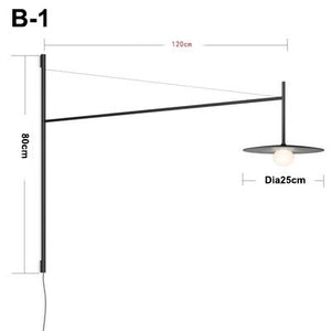 Minimalist Long Pole Wall Lamp: Trendy Lighting Solution-Wall Lights